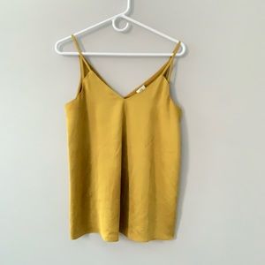 River Island golden mustard cami
